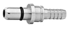 DISS NIPPLE w/O-RING WAGD EVAC to 5/16" Barb Medical Gas Fitting, DISS, 2220, Waste Anesthetic Gas Disposal, Waste Gas Evacuation, DISS 2220 to hose barb